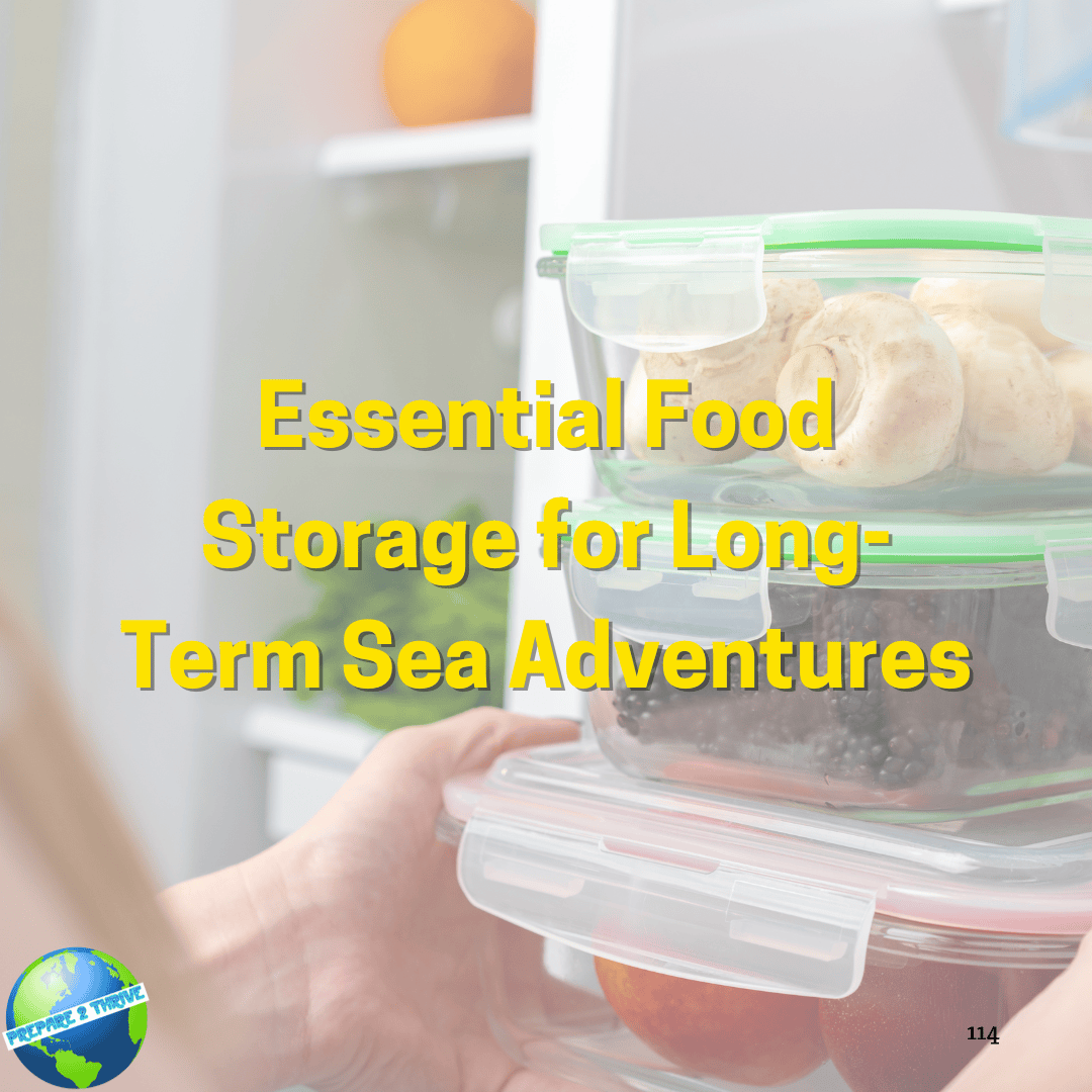 Essential Food Storage for Long-Term Sea Adventures