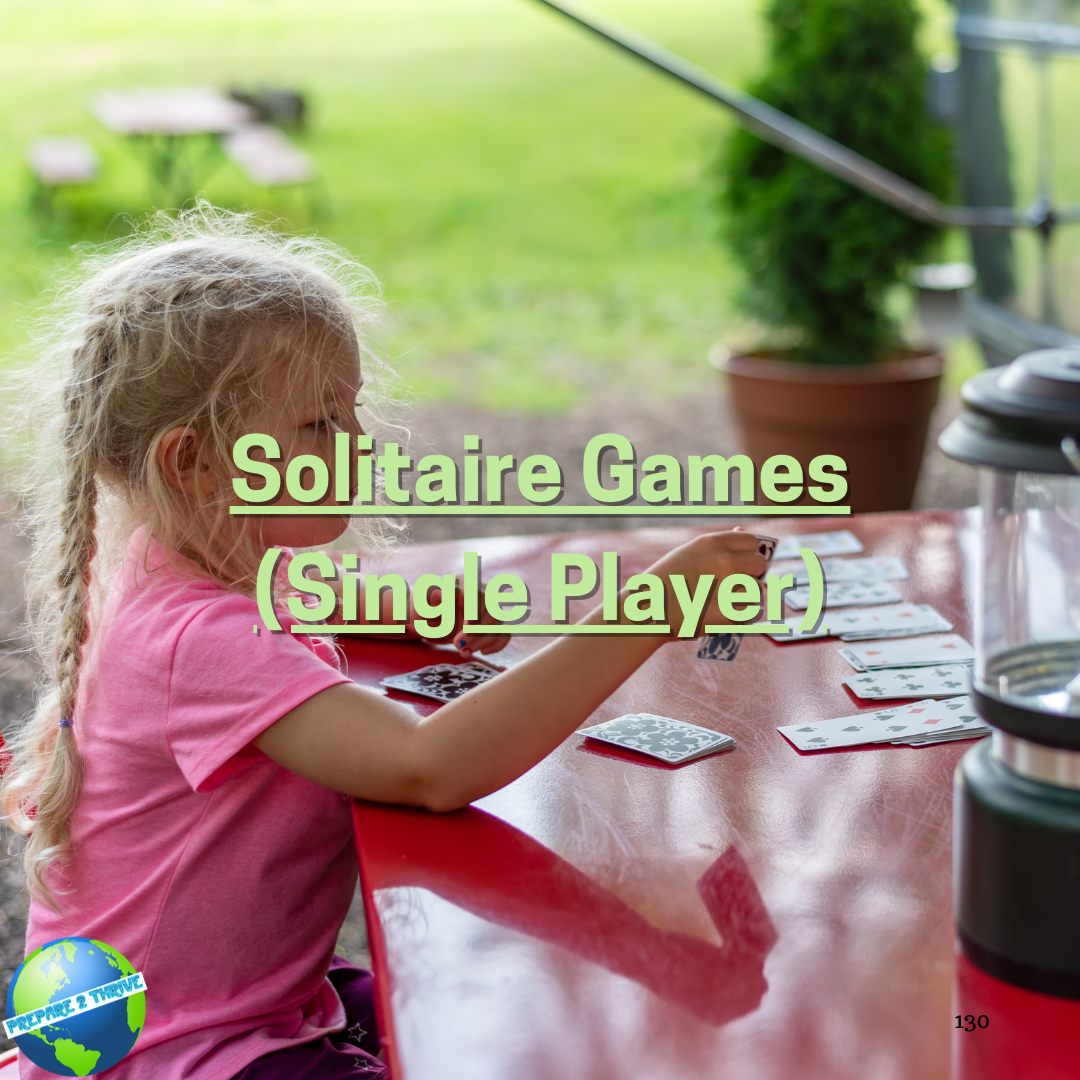 Solitaire Games (Single Player)
